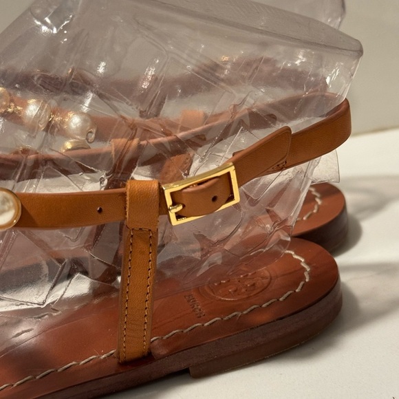 Tory Burch Emmy Pearl Embellished Sandals - Picture 8 of 16